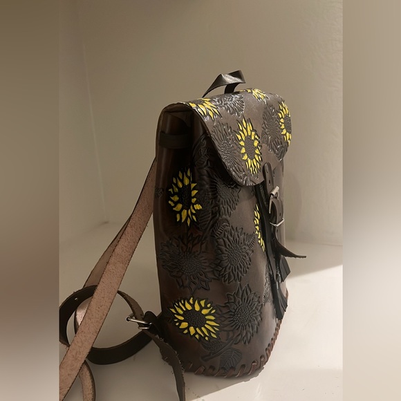 Leather Backpack - Picture 2 of 2